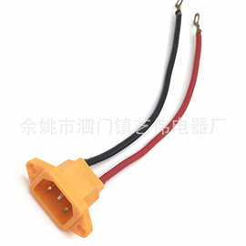 C1314公母对插插头电源线0.75平方纯铜以色列电源线1.8米品字插头