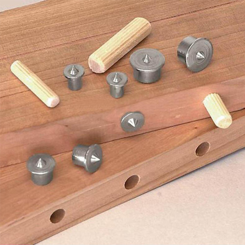 4pc panel furniture positioning woodworking round wood tenon top round wood dowel DIY positioner wood dowel center punch