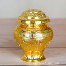 八吉祥财神龙王八吉祥宝瓶藏传佛用品供佛用合金摆件可装藏