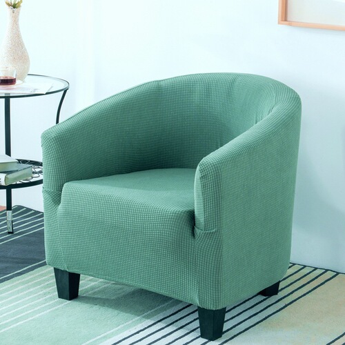 Cross-border coffee shop sofa chair covers, semi-circle chair covers, single sofa chair covers, card seat covers