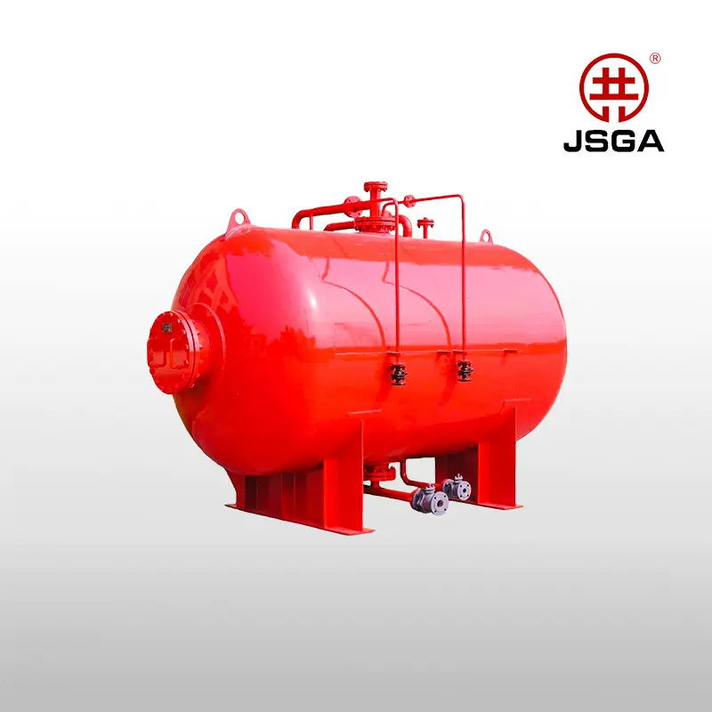 不锈钢卧式消防泡沫罐灭火装置系统设备闭式压力式比例混合装置