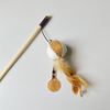 Toy, wooden mint small bell, wholesale, cat
