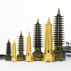 Wenchang Tower Ornaments Nine and 13 Floors Desk Office Decorations Scenic Area Tourism Crafts Collection Souvenirs