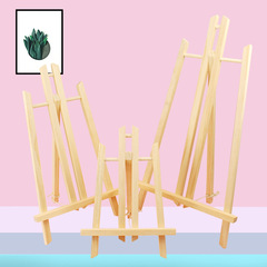 Children's Mini 30-Trapezoid Wooden Desktop Easel Display Stand Sketch Art Triangle Easel