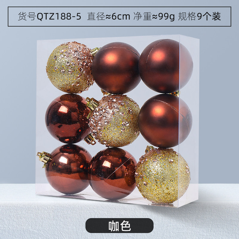 6cm marrón 99g/9 piezas
