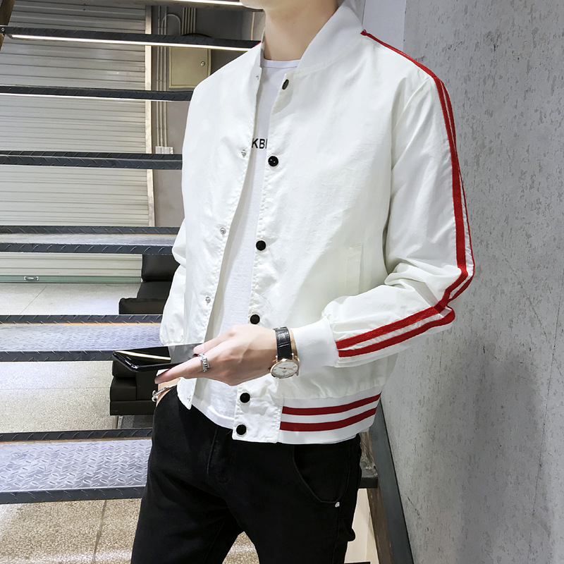 2019 Spring and Autumn New Men's Jacket Korean Casual Youth Student All-match Sports Top Jacket Coat Men's Wear