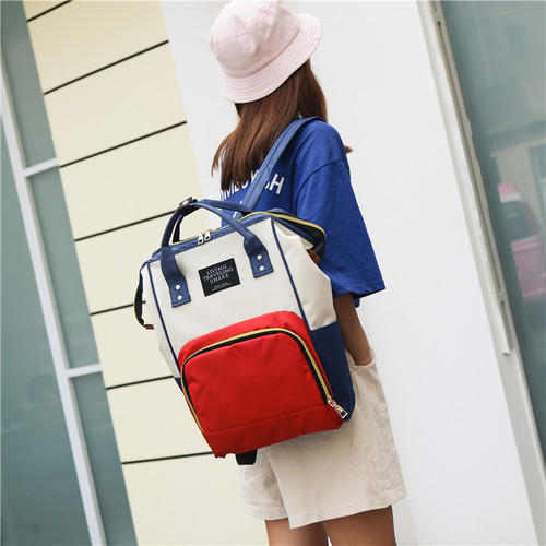 Cross-border mommy bag  new trendy fashionable multifunctional mother and baby bag large capacity casual outing backpack for pregnant women