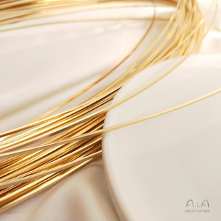 ��ɫ14K��������~������ν𾀷������C�Ȧ���;�DIY�ֹ�����