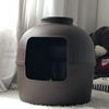 捣蛋鬼 Plastic pet nest cat nest small dog nest Teddy nest cat sand pot cat house cat villa