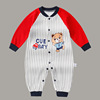 Children's demi-season clothing, warm overall, keep warm bodysuit for new born, internet celebrity, factory direct supply, increased thickness