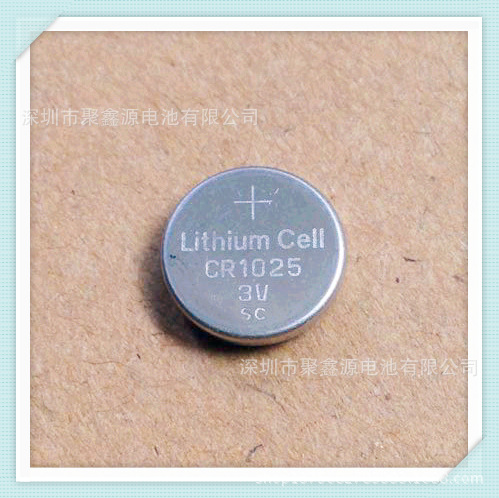 3伏 CR1025锂猛扣式电池 30MAH容量