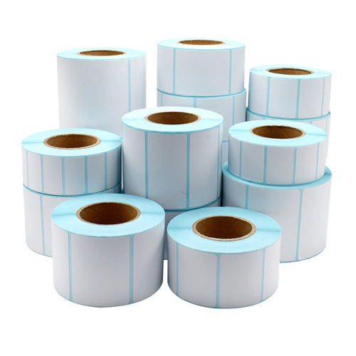 Three-proof thermal paper 100*100 blank label printing paper electronic waybill ePacket thermal paper self-adhesive sticker 