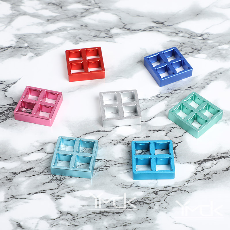 Cherry mx axis anode aluminum test shaft rack base experience test shaft feel silver blue light green Tiffany