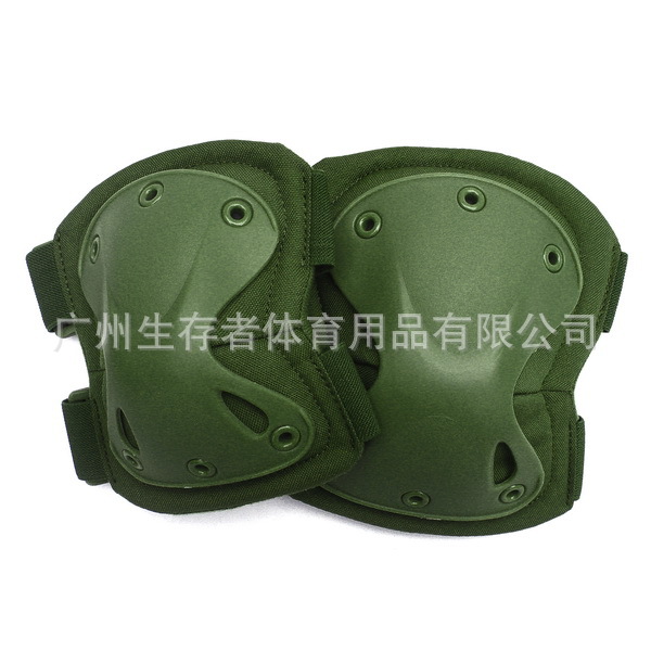 Diamante táctico rodillera codo almohadilla de cuatro piezas ventilador militar CS montañismo al aire libre ciclismo deportes equipo de protección táctico diamante rodillera