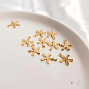14K����ɫ�T�~��껨С������diy�ֹ������������Ʒ���С���