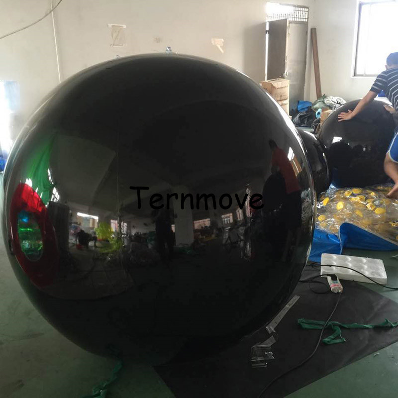 充气PVC镜面球反光舞台酒吧道具活动场地装饰球反射球彩色镜面球