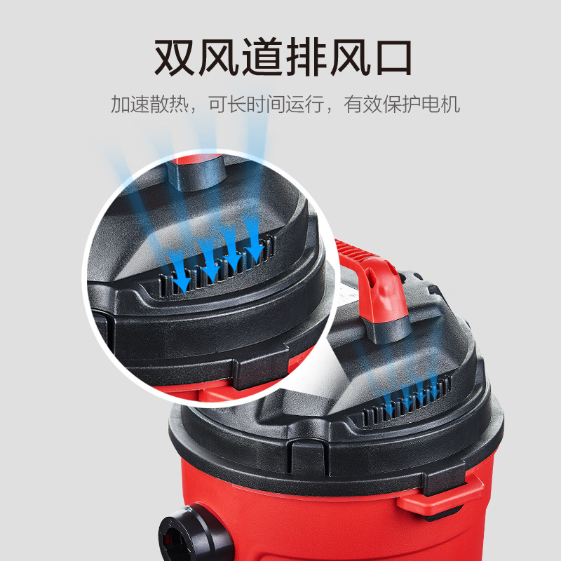 Yangzi húmedo y seco de doble uso húmedo y seco gran succión hogar comercial horizontal aspiradora de alta potencia