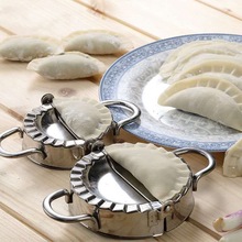 跨境热卖304不锈钢锈钢包饺子器饺子模具饺子夹皮切厨房工具批发