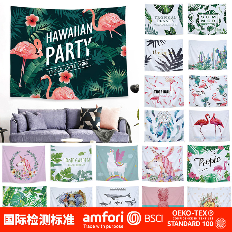 Shengchun tapiz al por mayor corredor dormitorio Fondo tela decorativa tapiz nórdico tapiz Fondo tela ventas directas de la fábrica