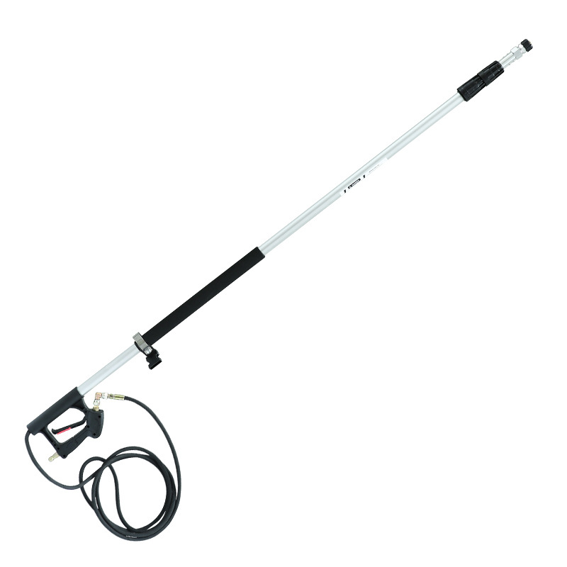 Venta caliente transfronteriza de alta presión pistola de agua varilla telescópica alargada 5,5 m lavadora demora varilla de lavado de pared exterior varilla telescópica al por mayor image 4