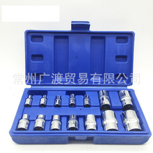 �羳 14PC E����Ͳ�M�� 1/4 3/8 1/2���� E4-E24��݆