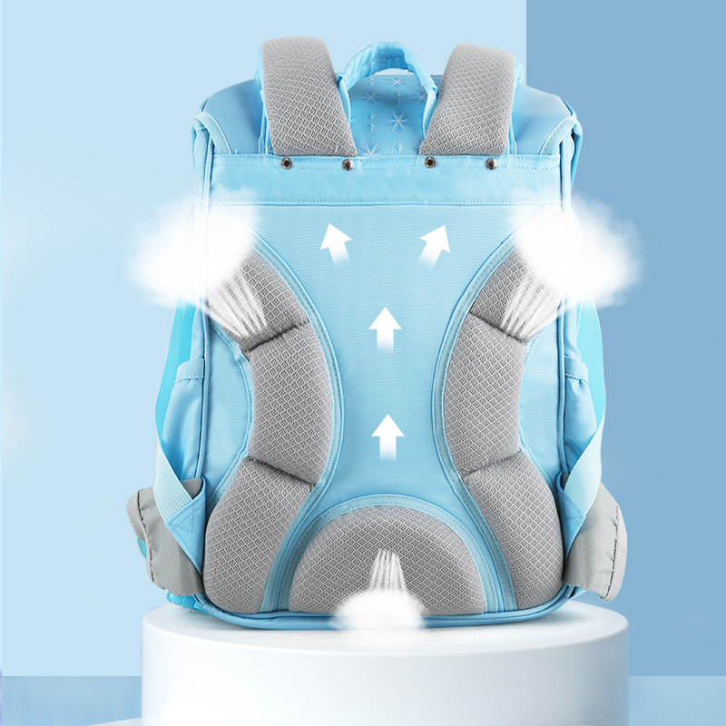 Nuevo estudiante de la escuela primaria de dibujos animados mochila chica congelada de dibujos animados mochila impermeable resistente al desgaste mochila de los niños