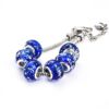 Bracelet, metal crystal, classic beads