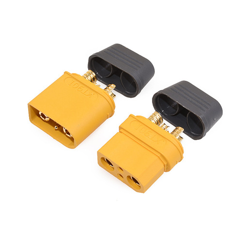 Amass XT90I model high current plug aircraft model lithium battery connector with signal pin plant protection machine plug 2+2