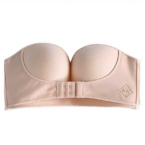 Cross-border QQ sugar strapless underwear, comfortable, traceless and comfortable, no steel ring push-up bra