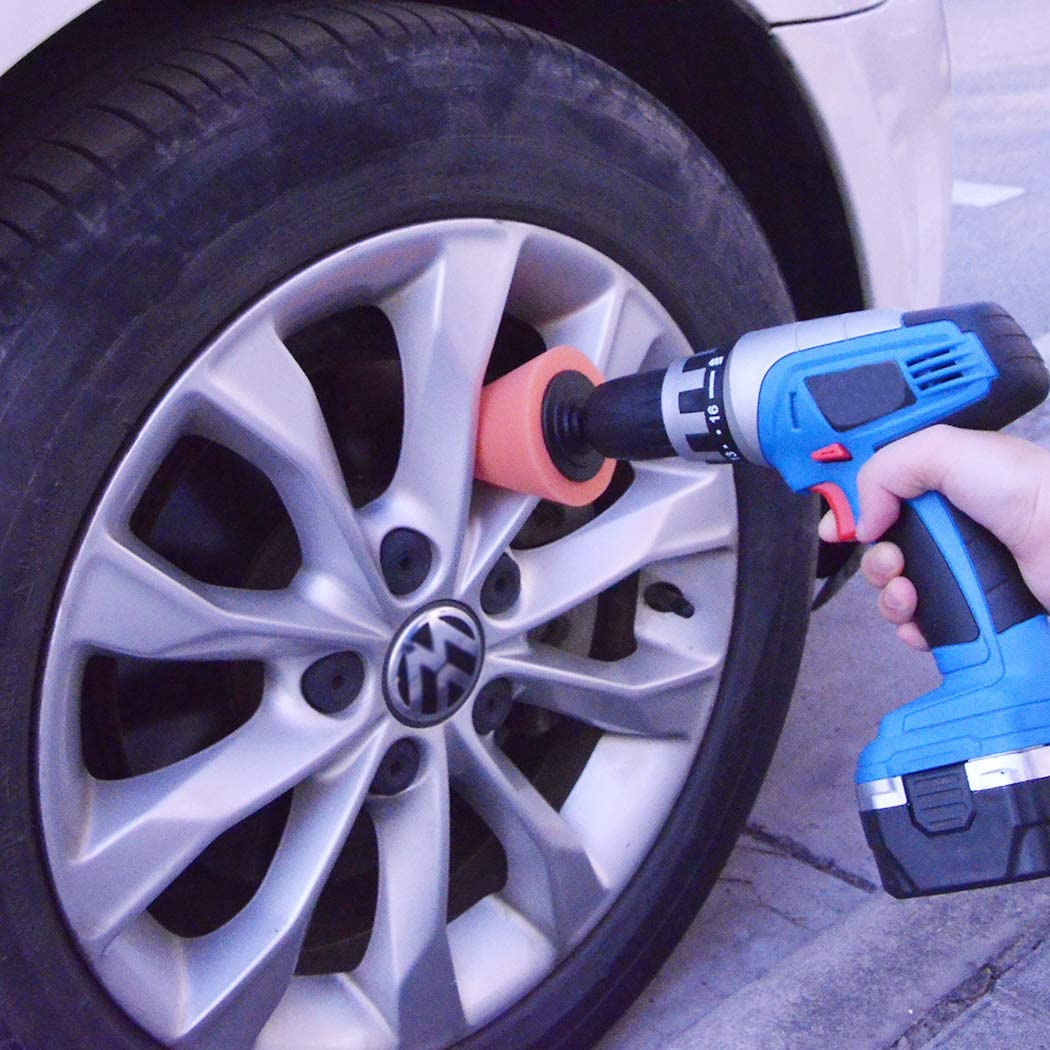 Traje de cepillo de taladro eléctrico de Amazon Cepillo de taladro eléctrico de 8 piezas Limpieza de nylon Cepillo de taladro eléctrico Almohadilla de fregado con trapo