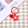 Brand fresh small bell flower-shaped, keychain, pendant, bag decoration, Korean style, flowered