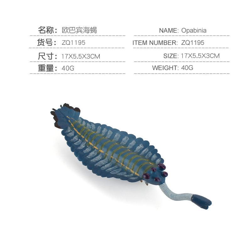 Transfronteriza nuevos niños simulación antigua vida marina modelo de juguete sólido espiral Camarón peces Dragón tortuga cognitiva adornos