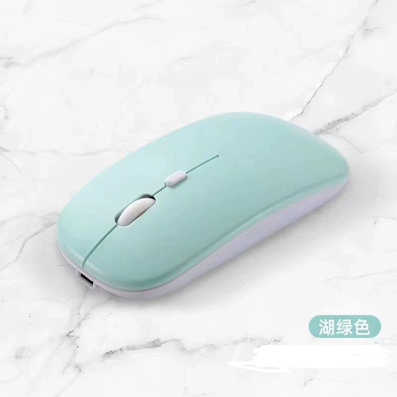 Bluetooth Keyboard & Mouse Set (Apple-compatible), Slim Wireless 7/10" Tablet Holder, Rechargeable Mouse