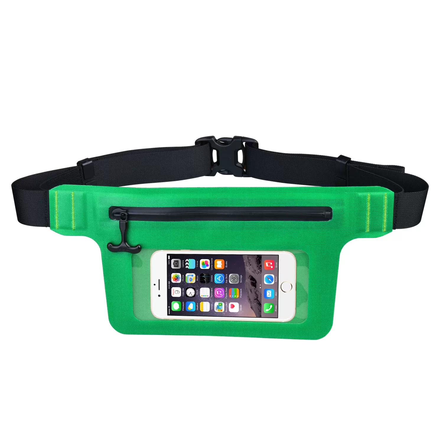 手机防水腰包游泳冲浪潜水防水腰带手机包气密拉链袋轻便轻巧运动