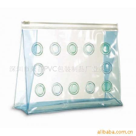 深圳PVC化妆品袋深圳PVC立体袋深圳PVC拉链袋束口袋PVC圆桶拉链袋