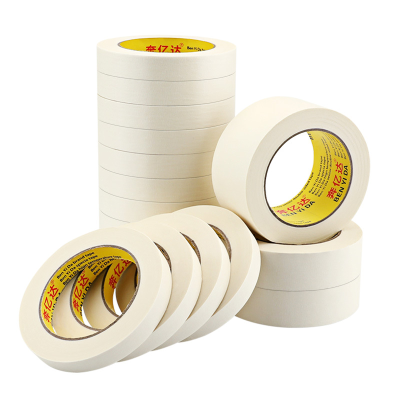 Masking paper tape car decoration spray paint cover beauty seam high adhesive high temperature resistant masking paper free shipping wholesale 50 m