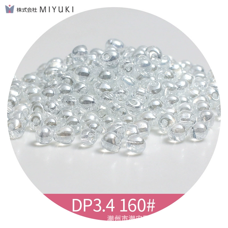 Miyuki водопад бусины Miyuki DROP рисовые бусины DP3.4mm 528# водопад бус для свадьбы белая сетка