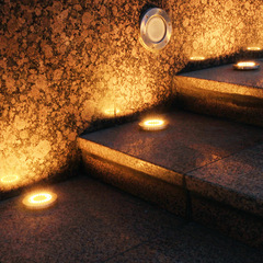 Outdoor LED solar lights, outdoor courtyard lawn ground stake garden in-ground lights garden villa courtyard waterproof