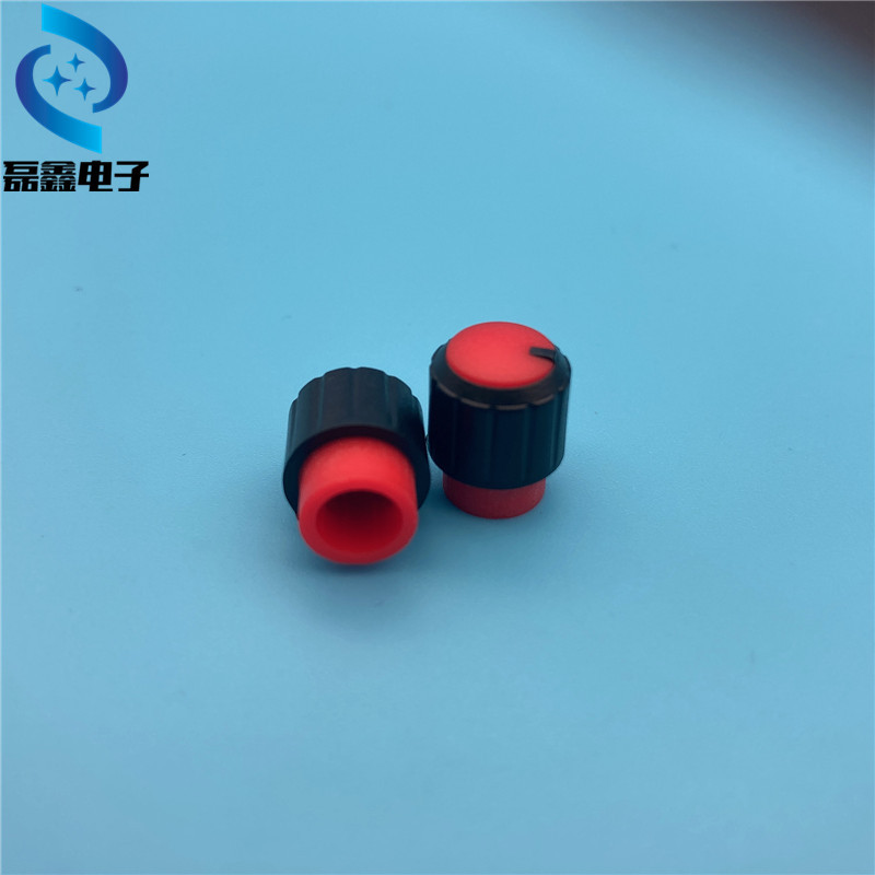 厂家直供 全塑料旋钮 电位器帽 编码器开关帽 内孔6mm