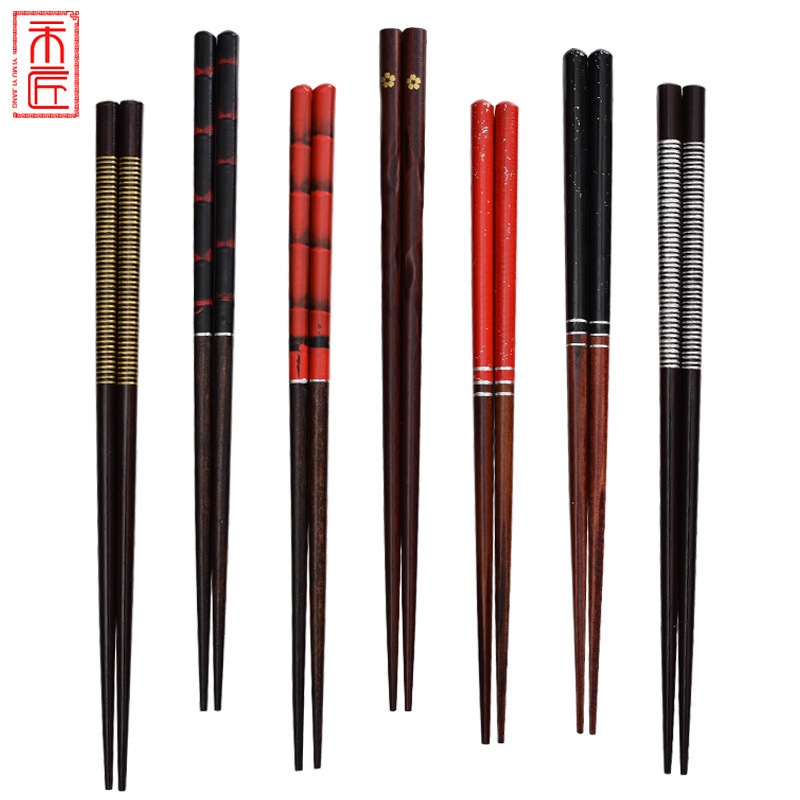 Japanese Cuisine Craft Chopsticks Hotel Household Roasted Flower Gift Chopsticks One-person Chopsticks Japanese-style Pointed Chopsticks Japanese Cuisine Craft Chopsticks Hotel Household Roasted Flower Gift Chopsticks One-person Chopsticks Japanese-style Pointed Chopsticks