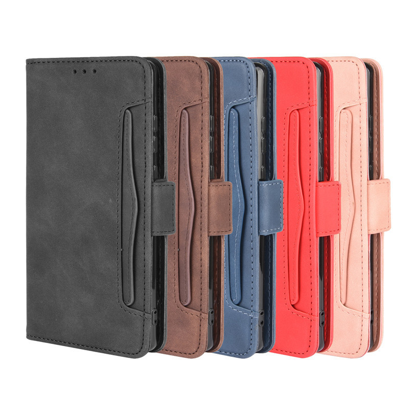 For Samsung Galaxy S20 FE 5G phone case multi card slot flip leather case S20FE 4G