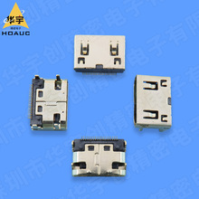 ����HDMI C 19PIN �⚤���_DIP�_��4.5����SMT8.0X11.2X3.25Hĸ��