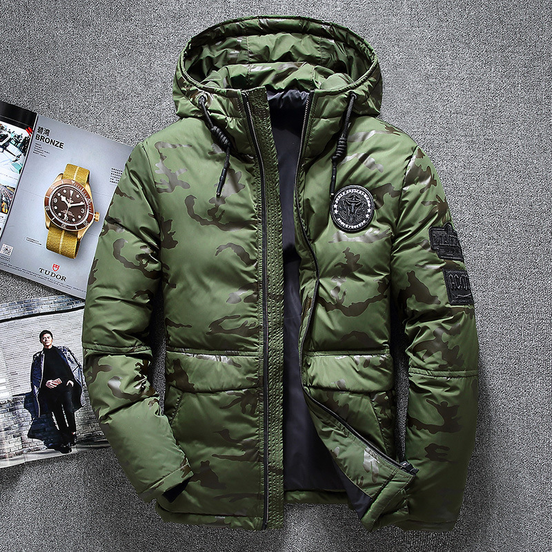 short winter down jacket