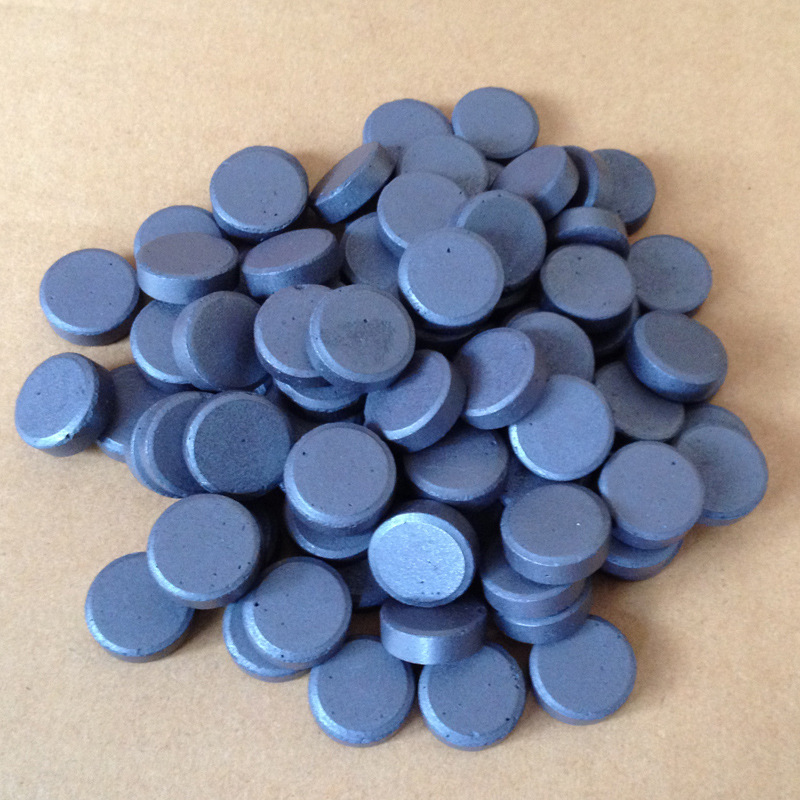 D17.5*4 免费拿样品浴帘用铁氧体磁铁浴帘增重圆形黑色磁钢磁石