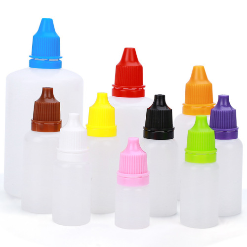 Manufacturer wholesale 5 10 15 20 30ml eye drop bottle plastic bottle dropper bottle pigment packaging liquid bottle