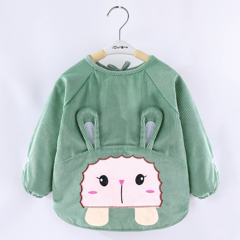 Children's Cover Baby's Bib Apron Corduroy Waterproof Anti-Dirt Anti-Dressing Baby's Eating Clothing Blouse Autumn and Winter Children's Cover Baby's Bib Apron Corduroy Waterproof Anti-Dirt Anti-Dressing Baby's Eating Clothing Blouse Autumn and Winter