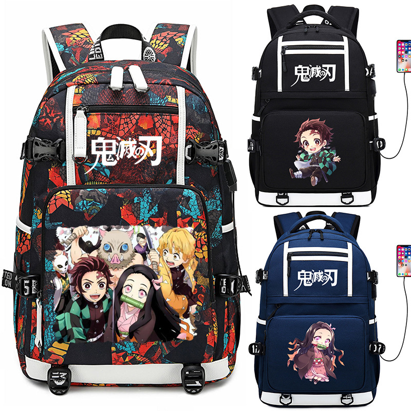 Ghost Destroyer Blade School Bags Anime Peripheral Person Men and…