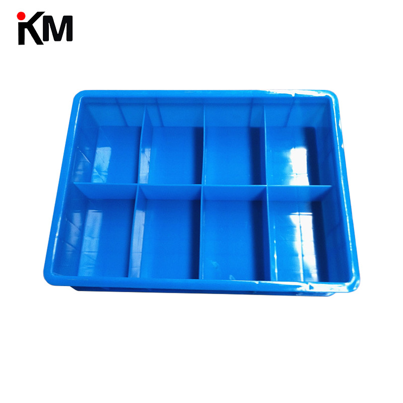 分类塑料箱注塑模具 带隔板塑料分拣筐模具 制作模具注塑代加工