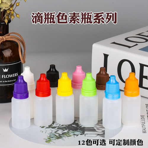 Manufacturer wholesale 5 10 15 20 30ml eye drop bottle plastic bottle dropper bottle pigment packaging liquid bottle