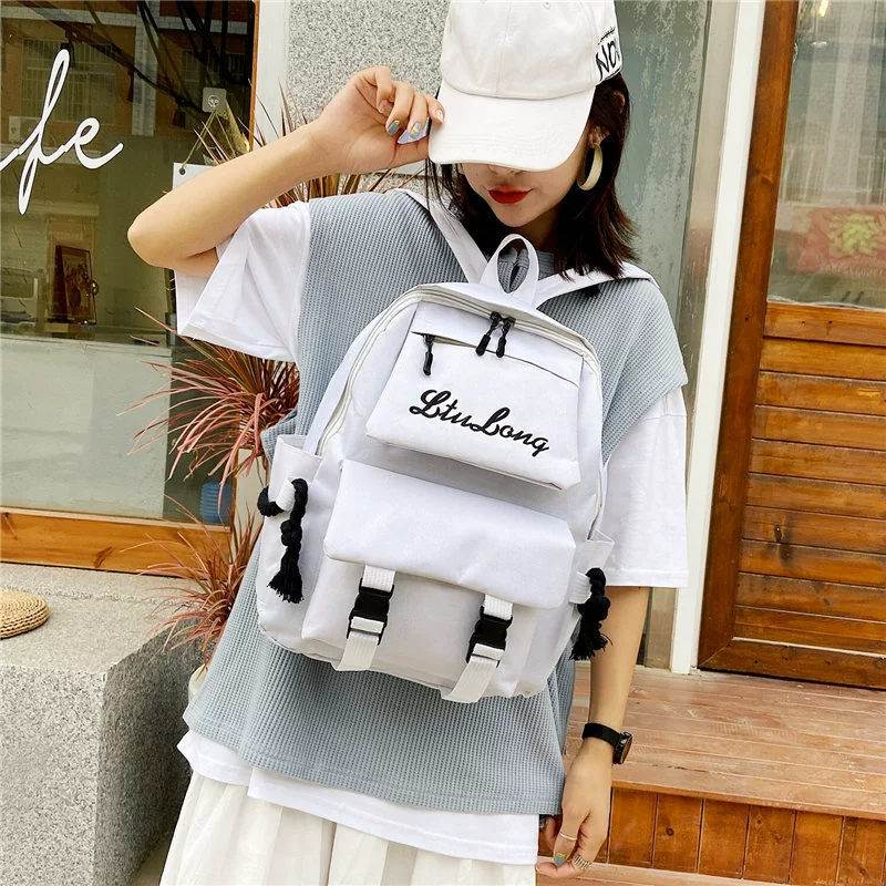 Universal brand backpack for beloved, Korean style, for secondary school